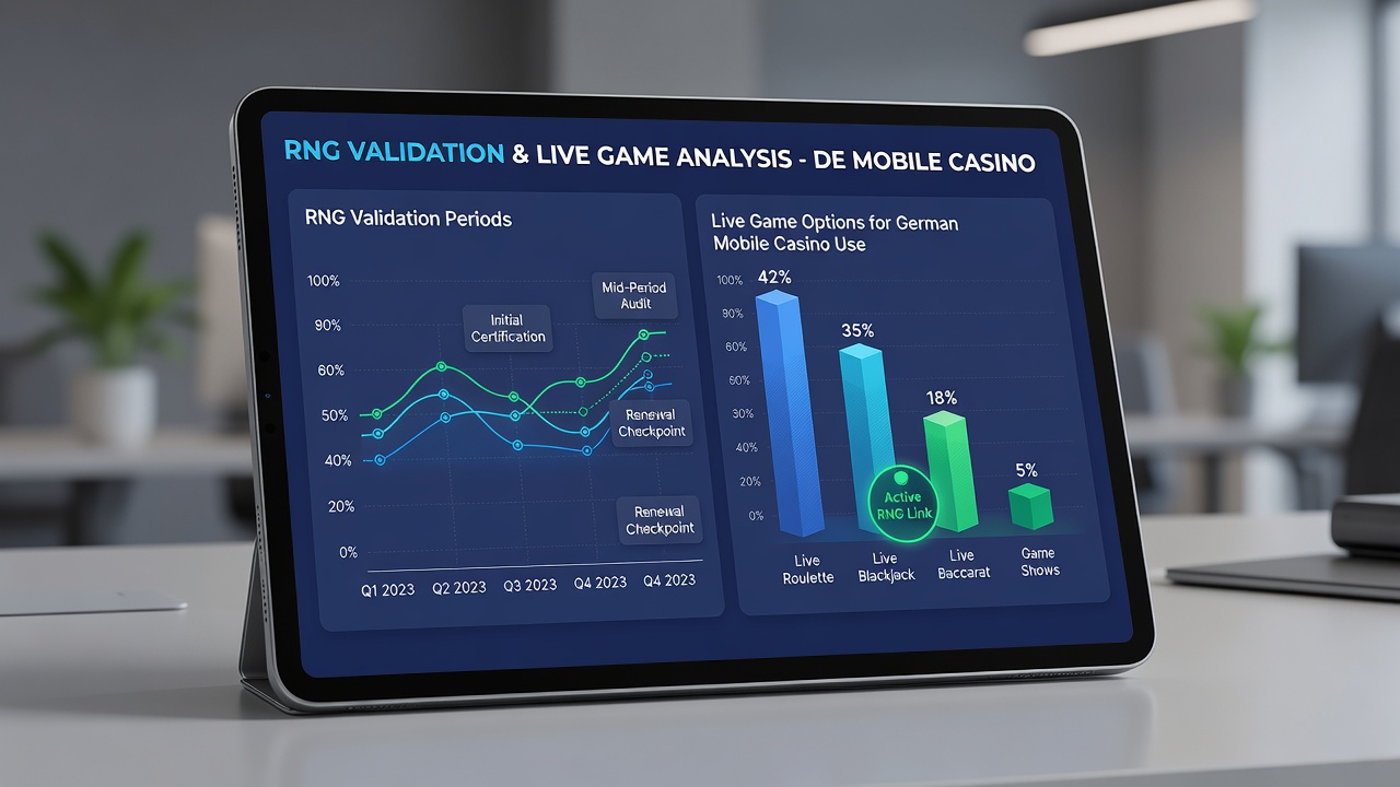 Darstellung mobiler Casino-Apps mit Fokus auf Live-Dealer und RNG-gestützte Features für deutsche Nutzer