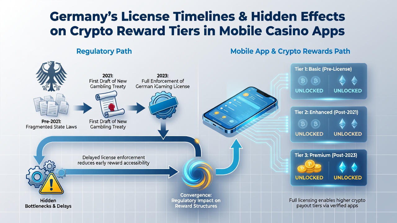 Darstellung von Krypto-Belohnungstiers und Lizenzanpassungen in deutschen Casino-Apps
