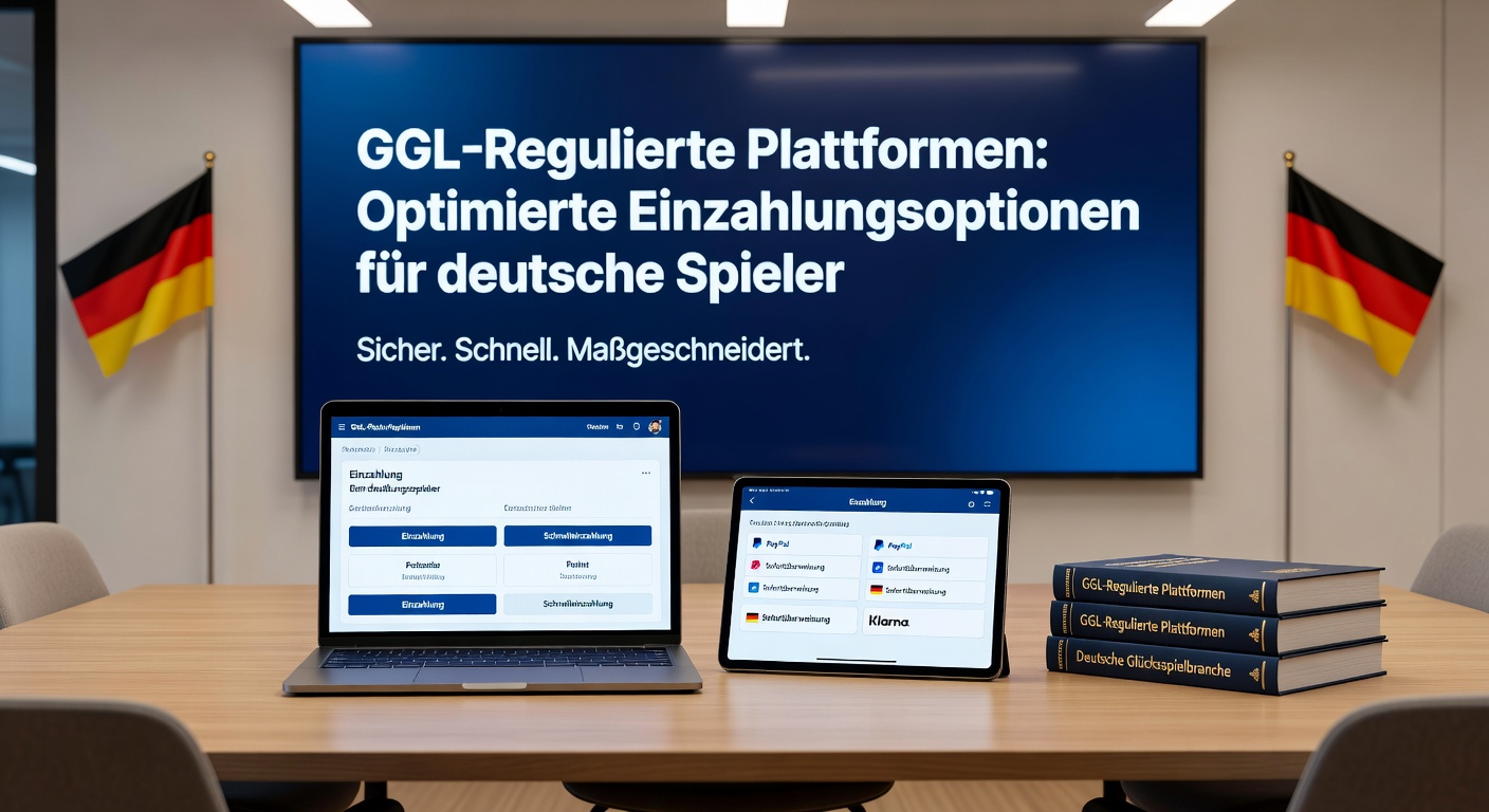 Grafik mit Übersicht über Einzahlungsmethoden und ihre Verarbeitungszeiten auf GGL-zertifizierten Plattformen