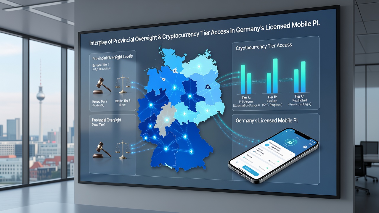Mobile Plattformen mit Kryptowährungs-Tier-Systemen unter Länderaufsicht